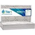 '- 16x25x1 Pack Furnace Merv Pleated Filter 11 Air/ 6 Tier1
