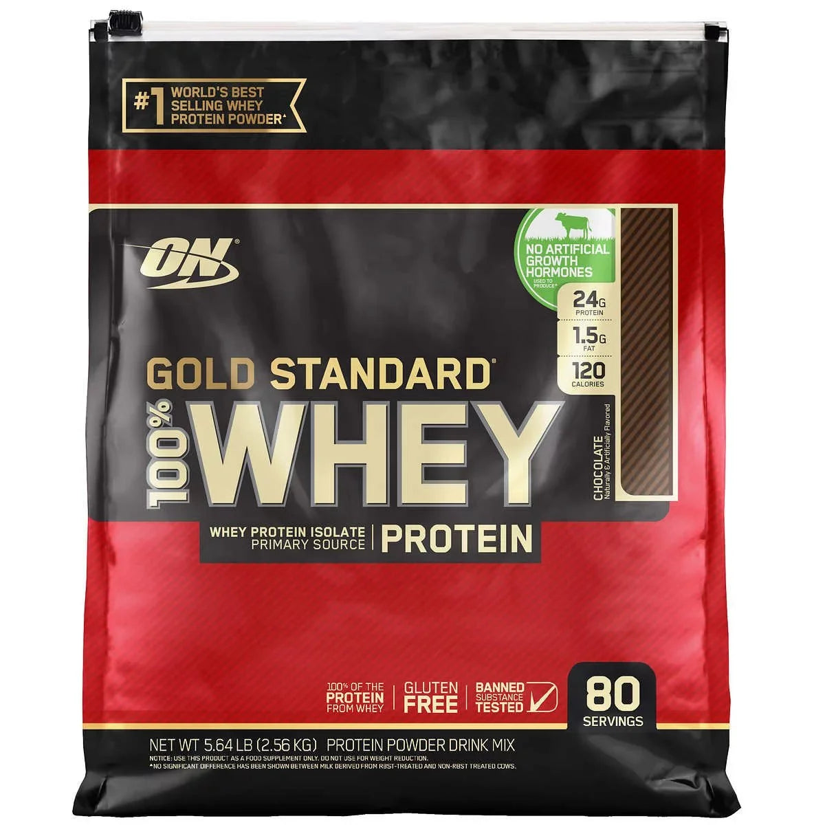 80 100 Optimum % Standard, Nutrition Whey Servings Gold Chocolate