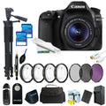 Expo Advanced + Canon Camera DSLR 16GB with Lens Kit 80D EOS 18-55mm