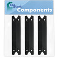 Plate Bar, Vaporizer Heat Grill Tent Flame BBQ 3/4" Tamer, Flavorizer Porcelain Burner Shield Compatible 17 Bar, for Parts Barbeque 3-Pack Steel - Charmglow Cover Replacement 81022501