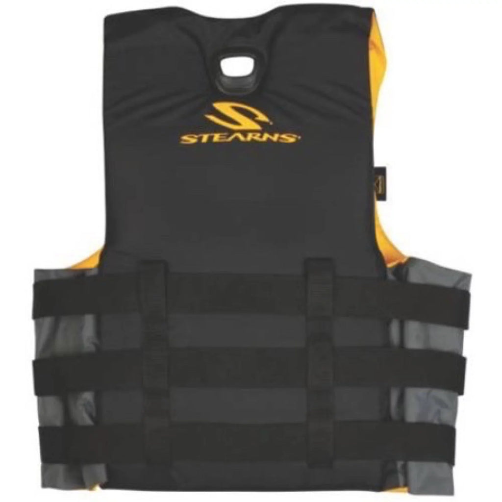 Nylon Life Pounds, 90+ 2XL/3XL, Adults Vest for Men's Infinity Yellow/Gray Stearns