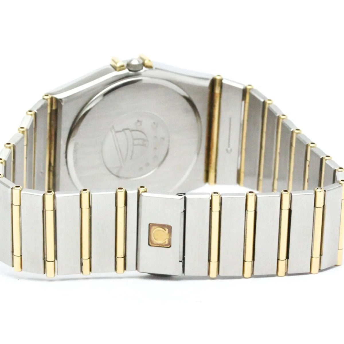 18K BF566004 OMEGA Steel (Good) Pre-Owned 396.1070 Constellation Polished Watch Gold Day Date