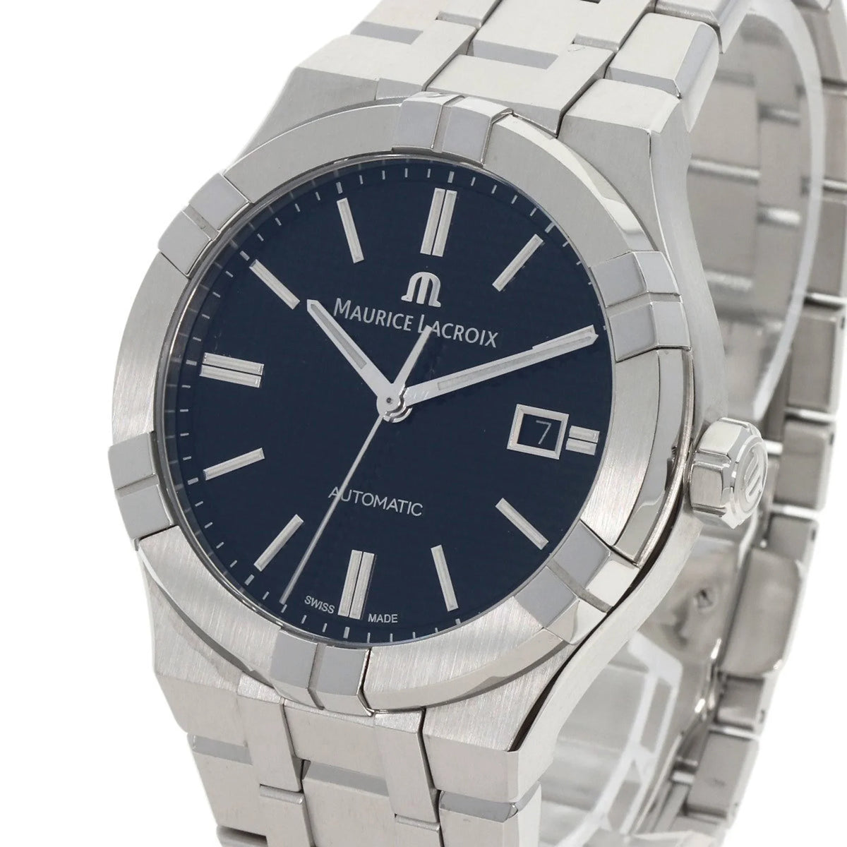 Watch Steel MAURICE (Good) AI6008 Men's Stainless SS LACROIX Icon Lacroix Maurice Pre-Owned