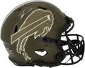 Authentic Diggs Service Certified Riddell Stefon Speed 2022 - Bills Buffalo to Authentic Salute Autographed Helmet Fanatics