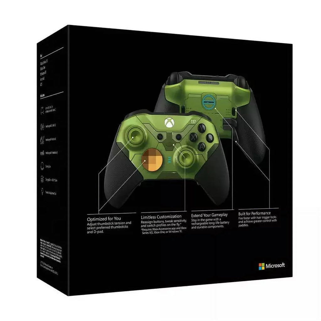 Android, - Microsoft Halo Wireless Limited - Elite Infinite - Xbox Bluetooth Series for Microsoft wireless One, 2 Edition - iOS, Xbox - X Xbox Controller Microsoft Series PC, gamepad