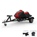 Storage For 1991-1993 LX Black RED Includes 650 Cover All / Ski - - Color Weather UV Jet Weatherproof And Trailerable Runner - Protects Sun, Straps Wave Trailer Rain, - from And YAMAHA More! Bag Rays,