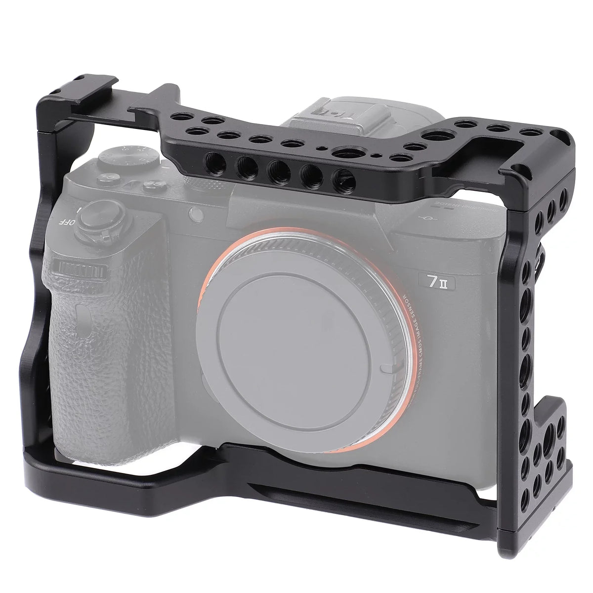 14 Inch 38 Andoer Cage Cold Mount A7R3 Alloy Sony Inch A9 Replacement Video Holes Mirrorless for A7M3 Aluminum with & Screw Cage Shoe