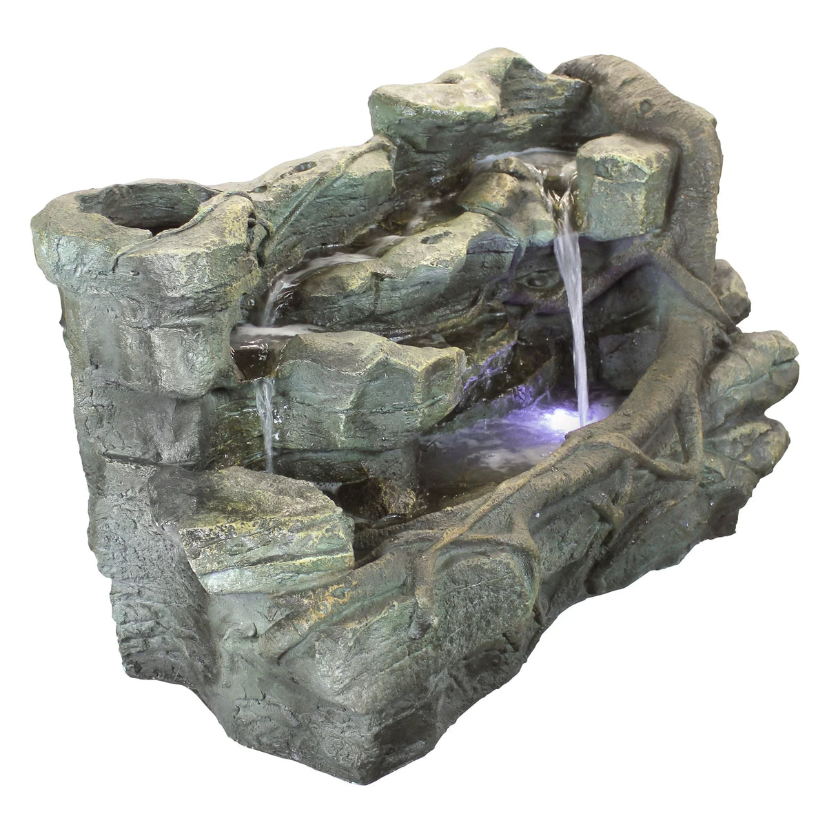 Design Fountain Rock Garden Toscano Canyon Staggered Cascading