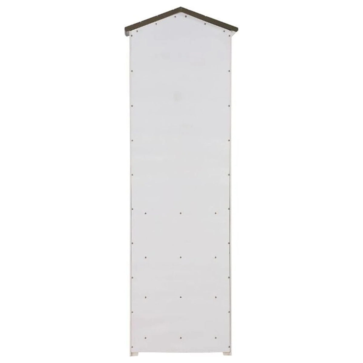 Tree ACME House Bookcase Weathered Gray in and White Washed Cabinet