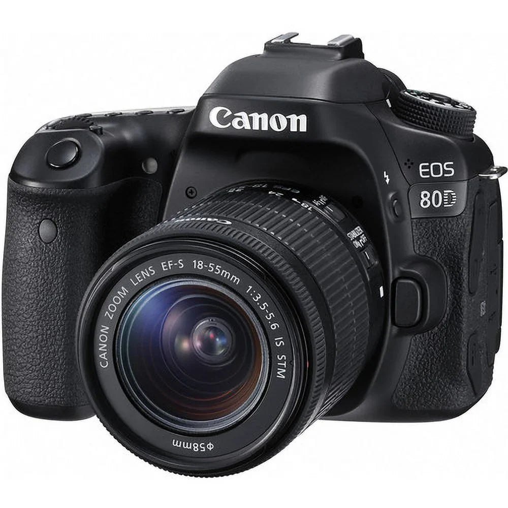 Expo Advanced + Canon Camera DSLR 16GB with Lens Kit 80D EOS 18-55mm