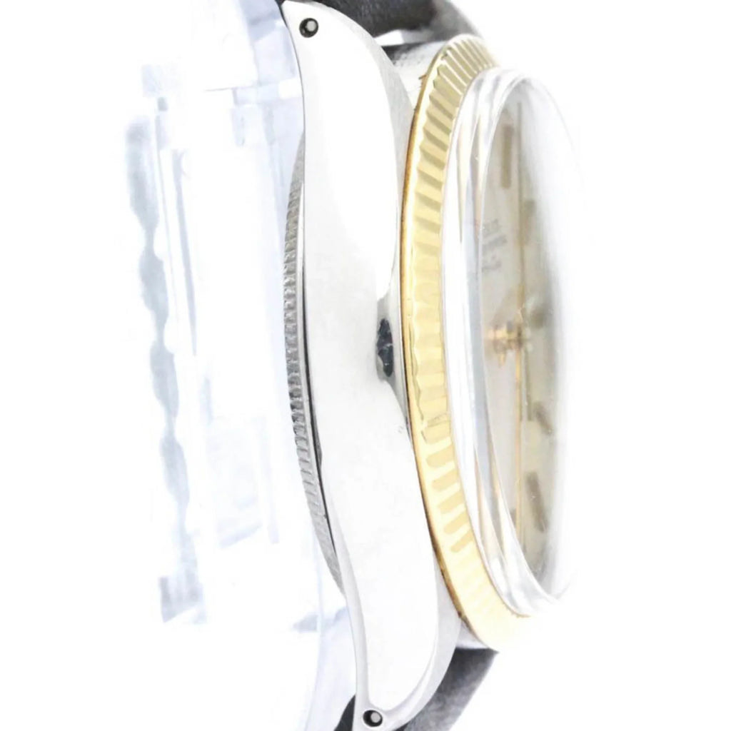 Watch Oyster Mens BF560275 Yellow Airking Authenticated Vintage Used ROLEX 18K Gold Perpetual Steel