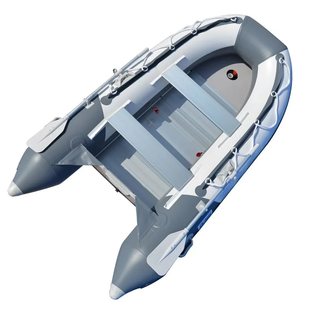 Aluminum 9.8 Boat BRIS Inflatable floor Ft. with Tender Raft Dinghy
