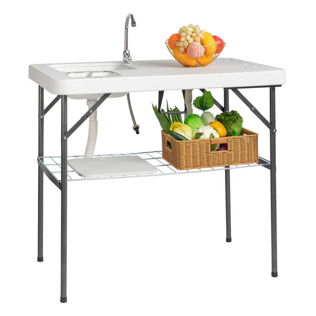 Fish 36.38 Outdoor Prepare with - fresh Table Cleaning fish - outdoors ease!