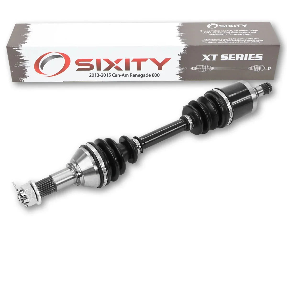 '- 2013-2015 with 800 Left XT XXC Sixity Axle Front EFI 4X4 Can-Am Renegade compatible STD
