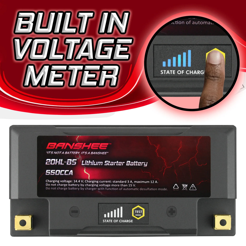 3D Motorsports LiFePO4 Battery 2005 with Banshee Sea-Doo to Compatible YTX20L-BS RFI 2005