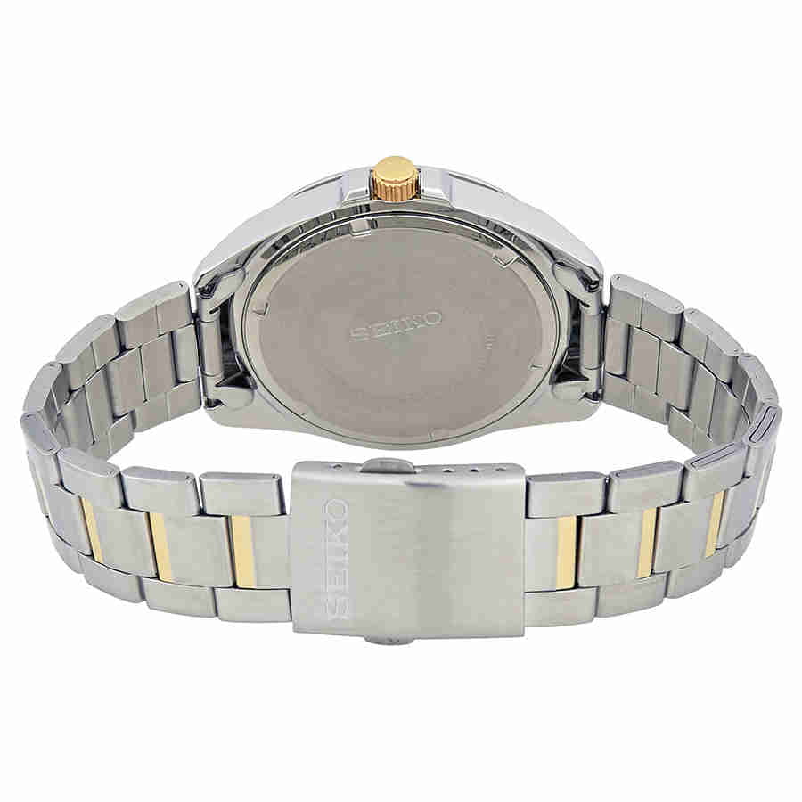 Steel Men's Silver with Stainless Date Watch Dial Seiko