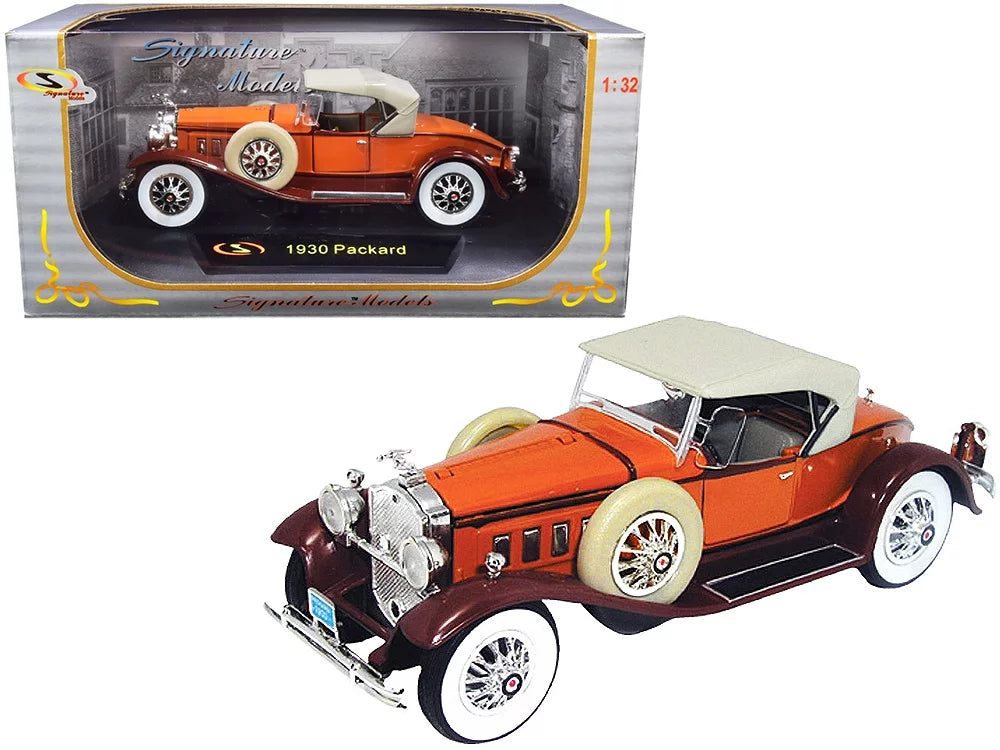 Diecast Brown Signature Speedster Packard Models Boattail 1930 by Model 1/32 Car