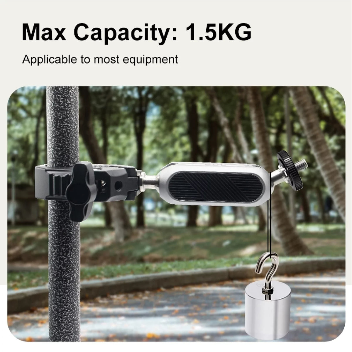 Camera Adapter ammoon Clamp AKASO Mounts Compatible Handlebar DJI Mount Mount