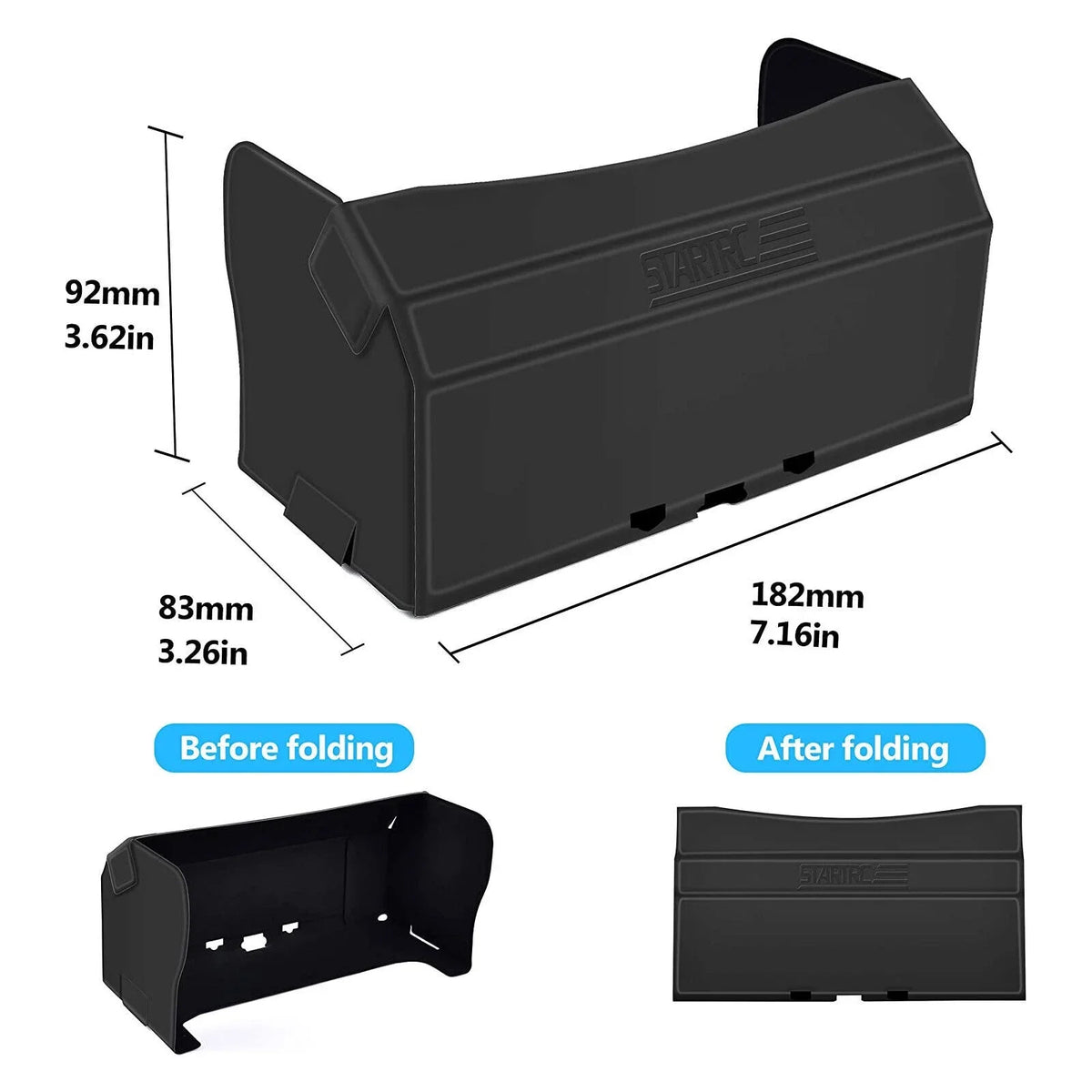 Remote Mavic Phone PU Air DJI Foldable Drone for Hood Control Mini Sun Shade 2 2