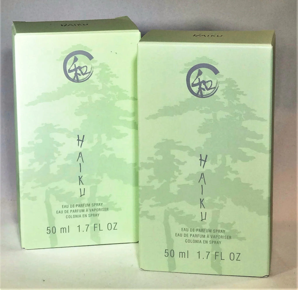 oz. bottles) Avon Perfume De 1.7 (2 Parfum Haiku Eau Spray