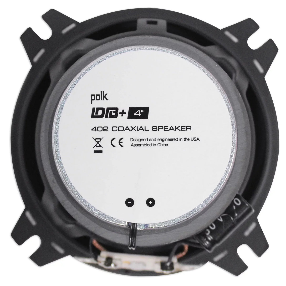 270 Speakers+Rockmat DB402 Watt Audio Car Polk ATV/Motorcycle/Boat Audio (2) 4"