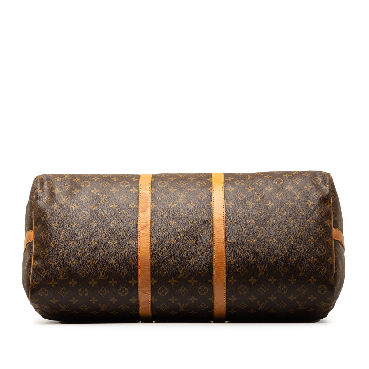 Unisex Brown Vuitton Monogram Bandouliere Keepall Canvas Louis Authenticated Bag (Good) Travel Pre-Owned 60 WeekenderBag